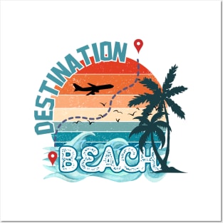 destination beach Posters and Art